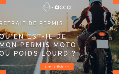 Retrait de permis : qu’en est-il de mon permis moto ou poids lourd ?