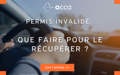 Permis invalidé : comment faire pour le récupérer ?