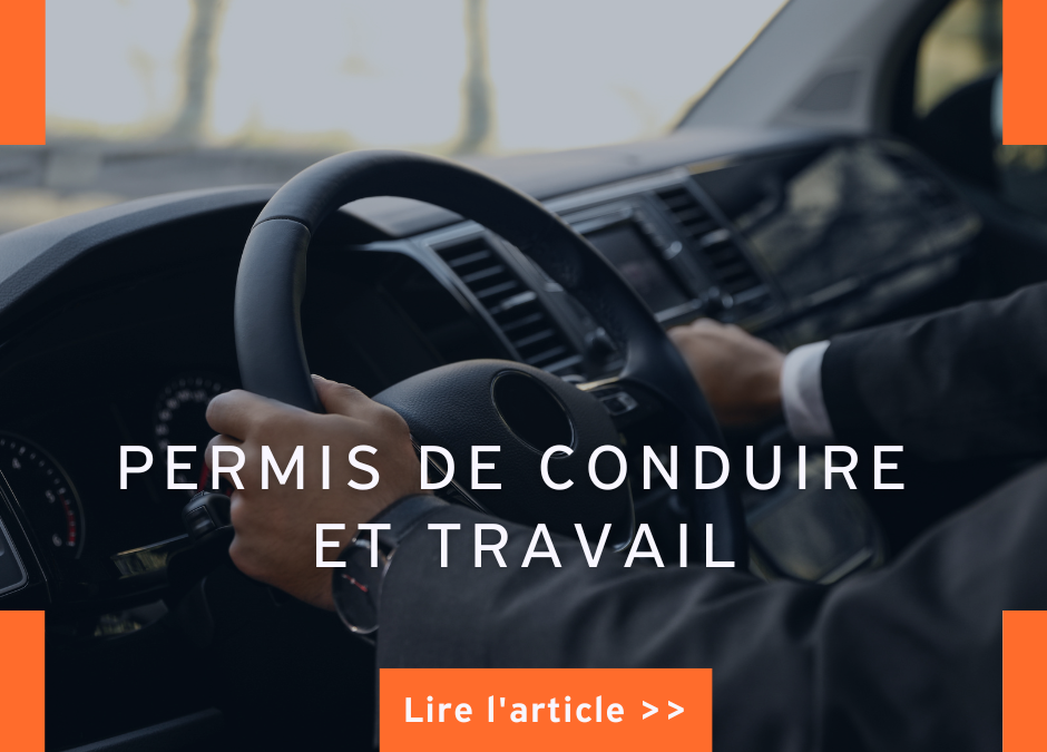 Retrait de permis de conduire et travail : comment faire ?